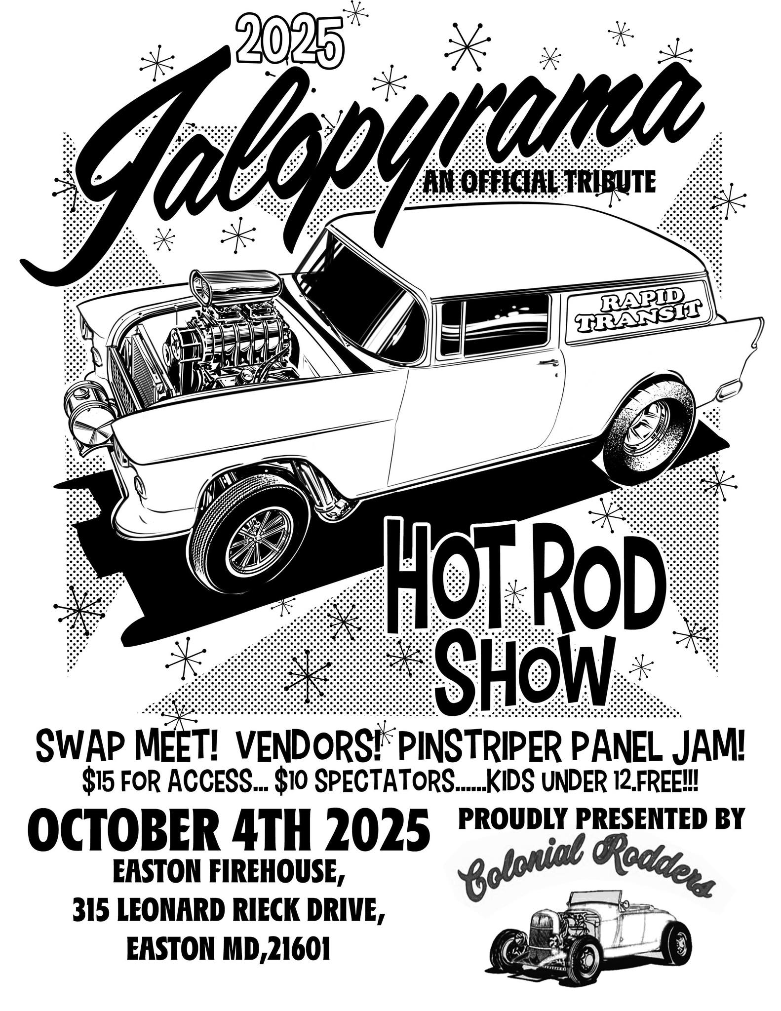 Jalopyrama 2025: Hot Rod Show - Discover Easton, Maryland